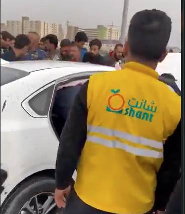 حادث سير مروع في مدينة بسماية بالعراق (فيديو)